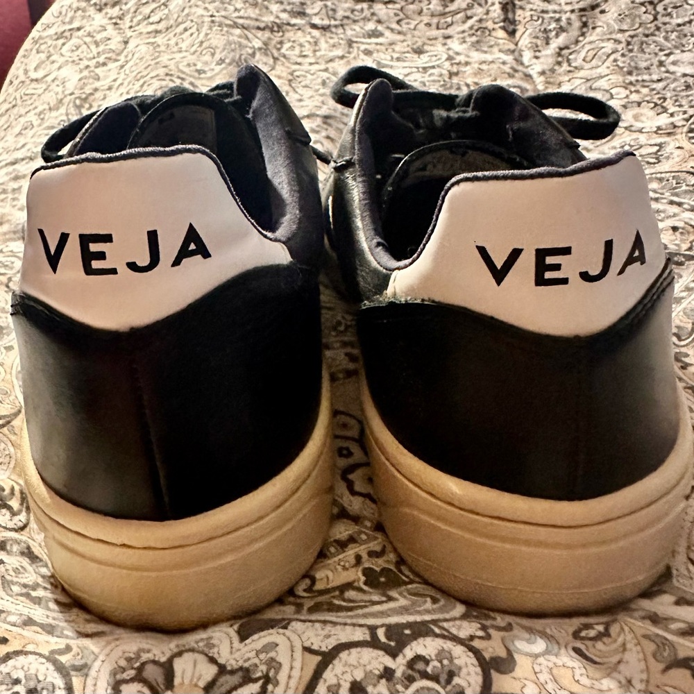 Veja Black and White Sneakers